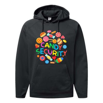 Candy Land Costumes Candy Security Candy Crew Performance Fleece Hoodie