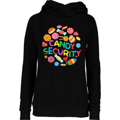 Candy Land Costumes Candy Security Candy Crew Womens Funnel Neck Pullover Hood