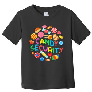 Candy Land Costumes Candy Security Candy Crew Toddler T-Shirt