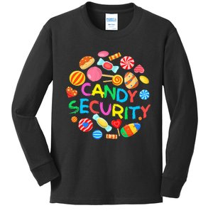 Candy Land Costumes Candy Security Candy Crew Kids Long Sleeve Shirt