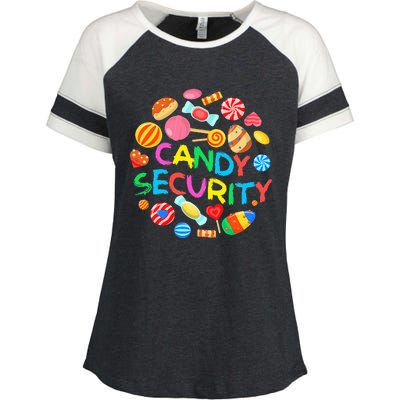 Candy Land Costumes Candy Security Candy Crew Enza Ladies Jersey Colorblock Tee