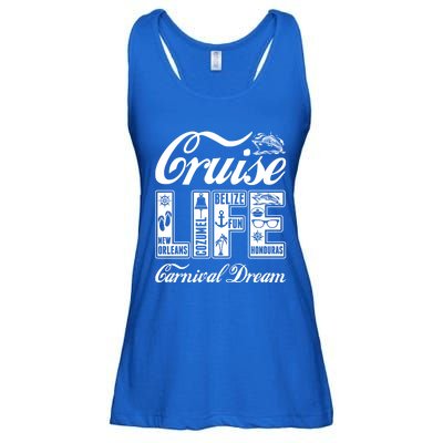 Cruise Life Carnival Dream Gift Ladies Essential Flowy Tank