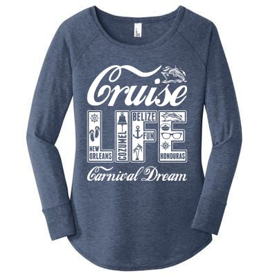 Cruise Life Carnival Dream Gift Women's Perfect Tri Tunic Long Sleeve Shirt