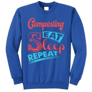 Composting Lovers Composting Eat Sleep Repeat Gift Sweatshirt