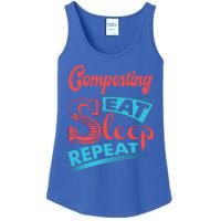 Composting Lovers Composting Eat Sleep Repeat Gift Ladies Essential Tank