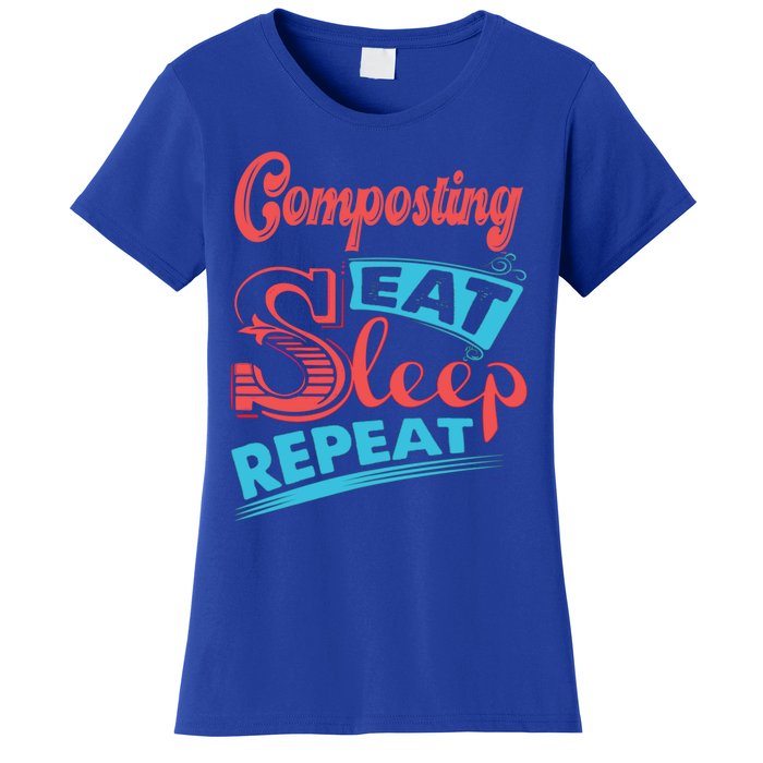 Composting Lovers Composting Eat Sleep Repeat Gift Women's T-Shirt