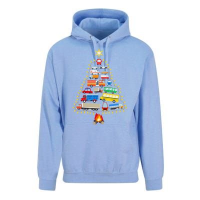 Car Lover Christmas Tree Cute Gift Unisex Surf Hoodie