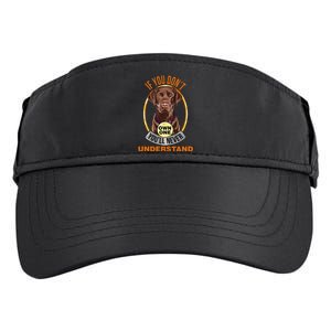 Chocolate Lab Chocolate Labrador Lover Adult Drive Performance Visor