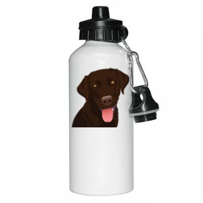 Chocolate Lab Aluminum Water Bottle