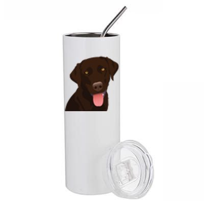 Chocolate Lab Stainless Steel Tumbler