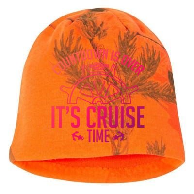 Cruise Lovers Countdown Is Over Its Cruise Time Cruising Meaningful Gift Kati - Camo Knit Beanie