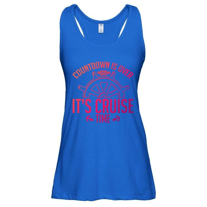 Cruise Lovers Countdown Is Over Its Cruise Time Cruising Meaningful Gift Ladies Essential Flowy Tank