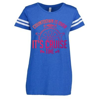 Cruise Lovers Countdown Is Over Its Cruise Time Cruising Meaningful Gift Enza Ladies Jersey Football T-Shirt