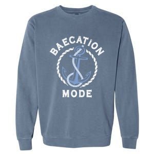 Cruise Lover Couples Vacation Couples Cruise Baecation Mode Meaningful Gift Garment-Dyed Sweatshirt