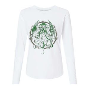 Cthulhu Lovecraft Womens Cotton Relaxed Long Sleeve T-Shirt