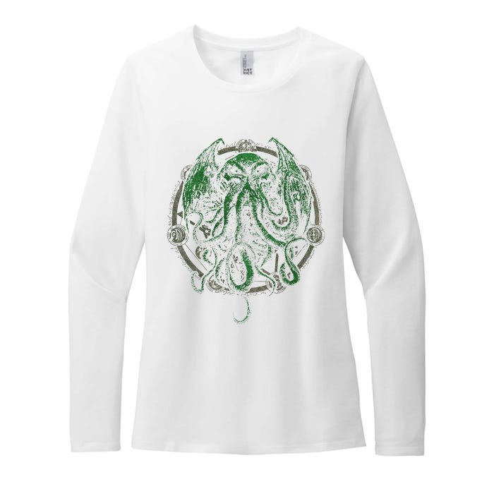 Cthulhu Lovecraft Womens CVC Long Sleeve Shirt