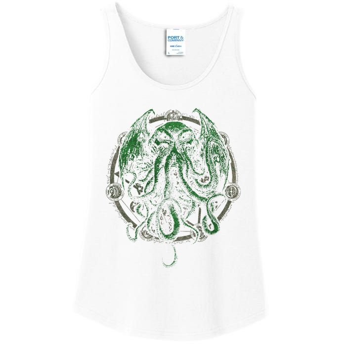 Cthulhu Lovecraft Ladies Essential Tank