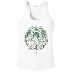 Cthulhu Lovecraft Ladies PosiCharge Competitor Racerback Tank