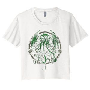 Cthulhu Lovecraft Women's Crop Top Tee