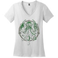 Cthulhu Lovecraft Women's V-Neck T-Shirt