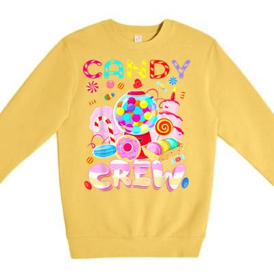 Candy Land Candy Crew Party Halloween Costumes Premium Crewneck Sweatshirt