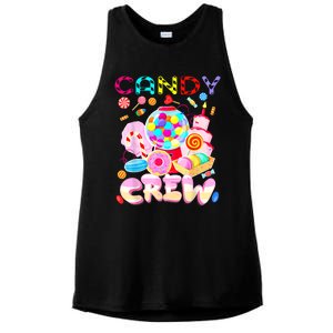 Candy Land Candy Crew Party Halloween Costumes Ladies PosiCharge Tri-Blend Wicking Tank