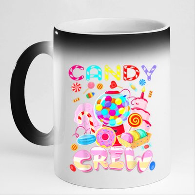 Candy Land Candy Crew Party Halloween Costumes 11oz Black Color Changing Mug