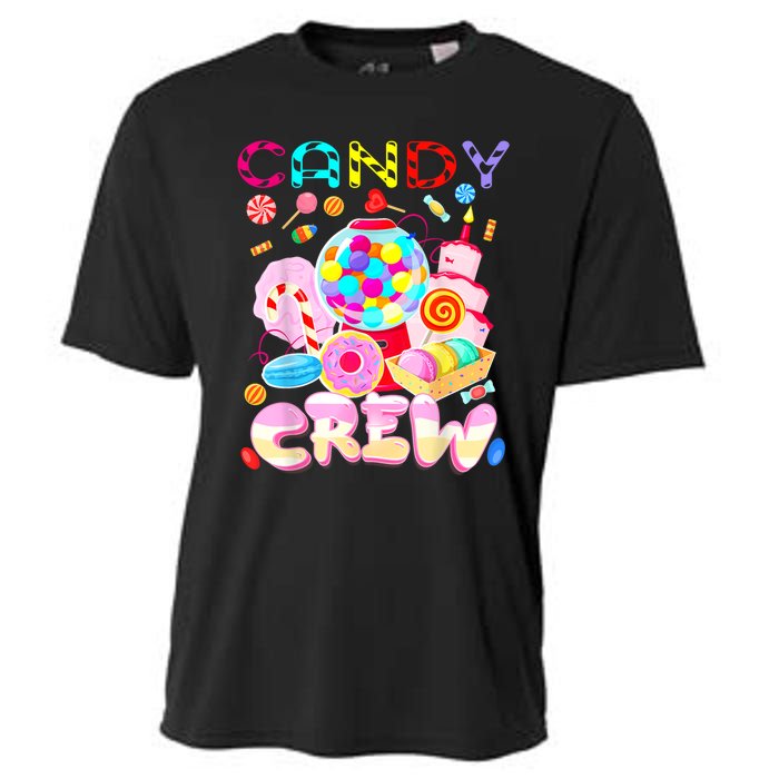 Candy Land Candy Crew Party Halloween Costumes Cooling Performance Crew T-Shirt