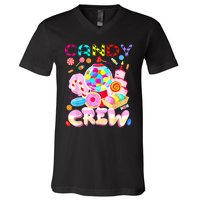 Candy Land Candy Crew Party Halloween Costumes V-Neck T-Shirt