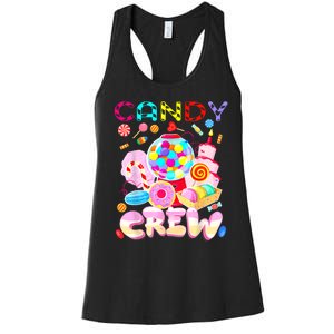 Candy Land Candy Crew Party Halloween Costumes Women's Racerback Tank