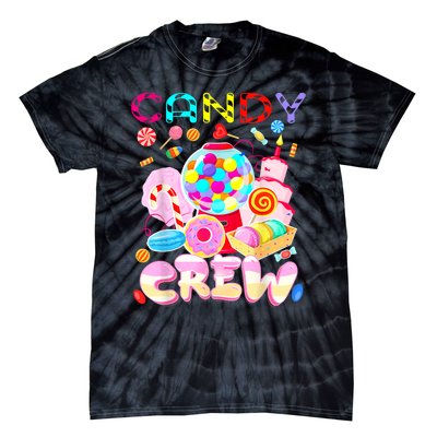 Candy Land Candy Crew Party Halloween Costumes Tie-Dye T-Shirt