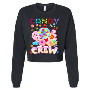 Candy Land Candy Crew Party Halloween Costumes Cropped Pullover Crew