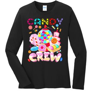 Candy Land Candy Crew Party Halloween Costumes Ladies Long Sleeve Shirt