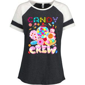 Candy Land Candy Crew Party Halloween Costumes Enza Ladies Jersey Colorblock Tee