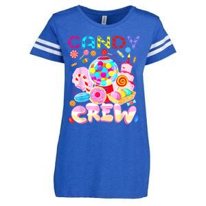 Candy Land Candy Crew Party Halloween Costumes Enza Ladies Jersey Football T-Shirt