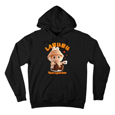 Cute Labubu Classic Pose Funny Labubu Gift Hoodie