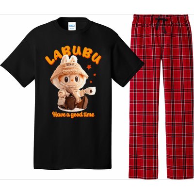 Cute Labubu Classic Pose Funny Labubu Gift Pajama Set