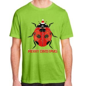 Cute Ladybug Christmas Tree Lights Great Gift Adult ChromaSoft Performance T-Shirt