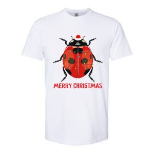 Cute Ladybug Christmas Tree Lights Great Gift Softstyle CVC T-Shirt