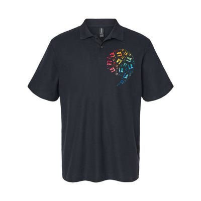 Comma La Cat Tie Dye Softstyle Adult Sport Polo