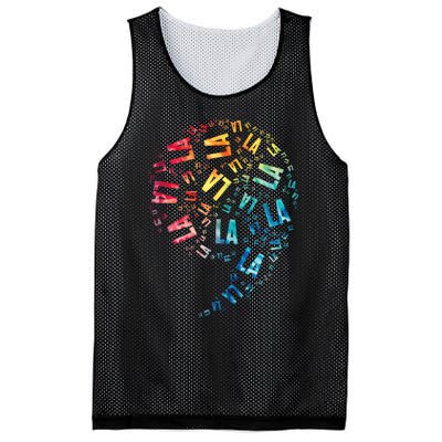 Comma La Cat Tie Dye Mesh Reversible Basketball Jersey Tank