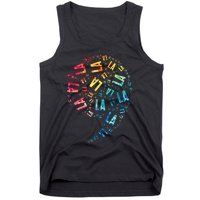 Comma La Cat Tie Dye Tank Top