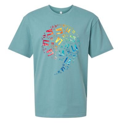 Comma La Cat Tie Dye Sueded Cloud Jersey T-Shirt