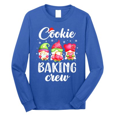 Cooking Lover Christmas Gnomes Cookie Baking Crew Pajamas Cute Gift Long Sleeve Shirt