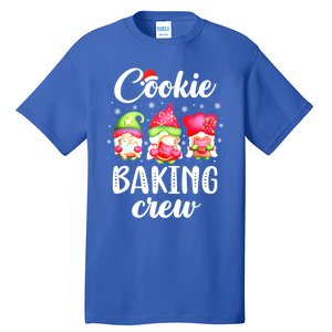 Cooking Lover Christmas Gnomes Cookie Baking Crew Pajamas Cute Gift Tall T-Shirt