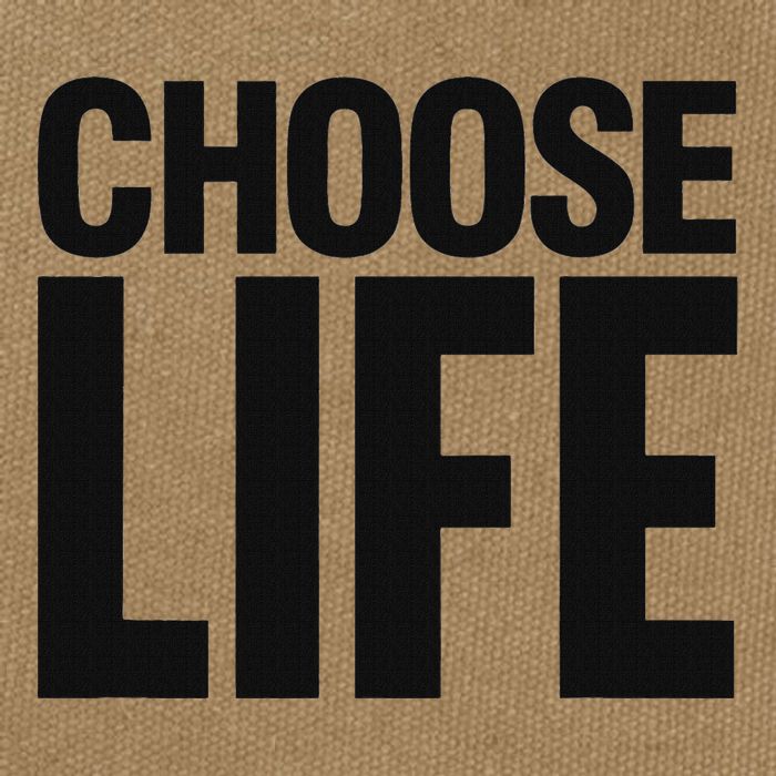 Choose Life Cotton Canvas Backpack