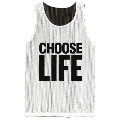 Choose Life Mesh Reversible Basketball Jersey Tank