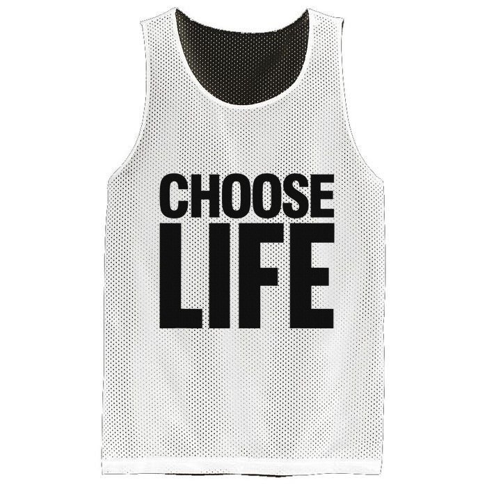 Choose Life Mesh Reversible Basketball Jersey Tank