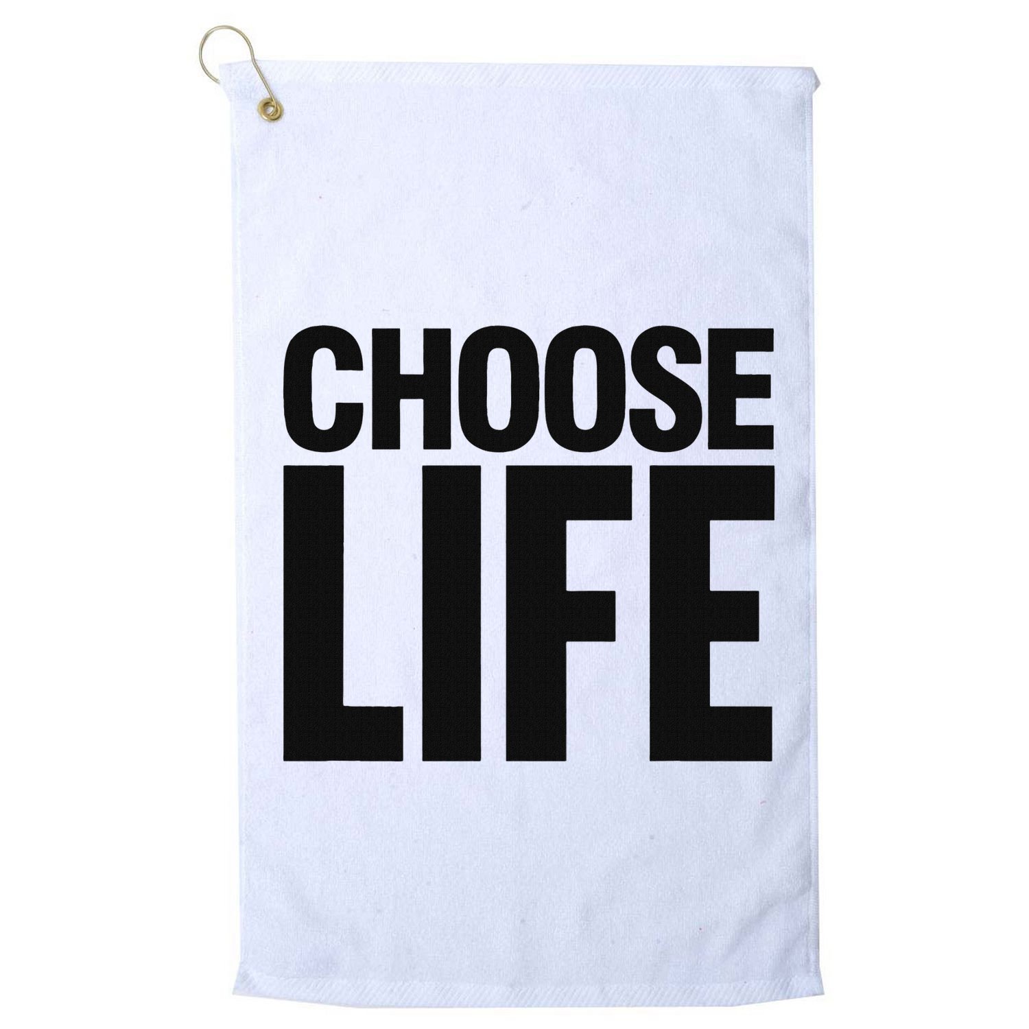 Choose Life Golf Towel