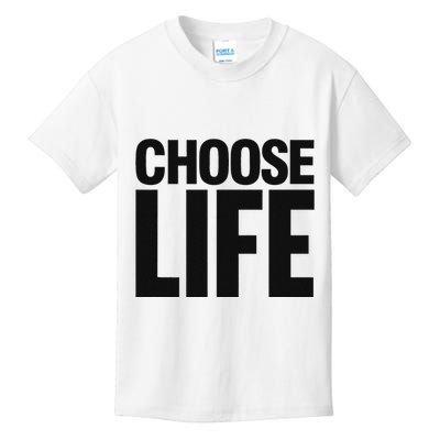 Choose Life Kids T-Shirt